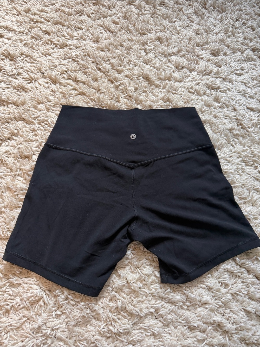lululemon athletica Black High-Rise Bike Shorts